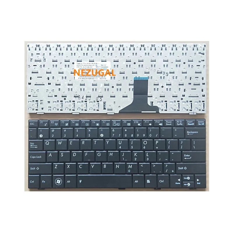 Notebook keyboard For ASUS EPC 1005 1005HD 1005HA 1001HA 1008 1001PXD keyboard US