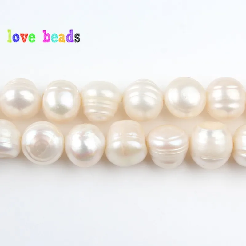 AAA Natural Pearls Beads 12-13mm Real Freshwater Pearl Bead Loose Pearl For DIY Bracelet Necklace Jewelry Making 14\