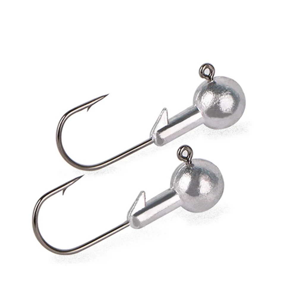 1g 2g 3g 4g 5g 10g 20g 22g 25g 28g Coating High Carbon Stainless Head Hook Jig Bait Fishing Hooks For Soft Lure Fishing