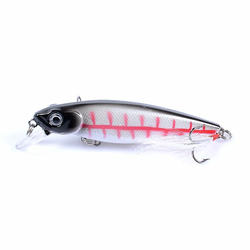 East Rain 8.6cm 9.1g 2pcs/Lot Painted Suspension Artificial Hard Bait Freshwater Saltwater Fishing Minnow Lure