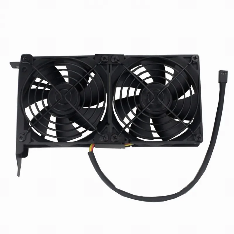 Gdstime Universele Vga Koelventilator Dual 90 Mm 3.5 Inch Dc 12V Desktop Computer Chassis Pci Videokaart Dubbele fan 9 Cm