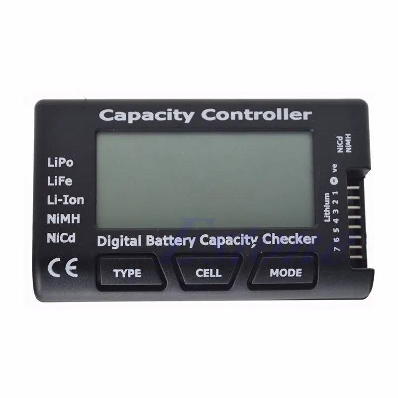 LCD Digital Battery Capacity Checker CellMeter RC CellMeter7 CellMeter8 2-8S 4-8S Servo LiPo Li-lon NiMH Battery Tester