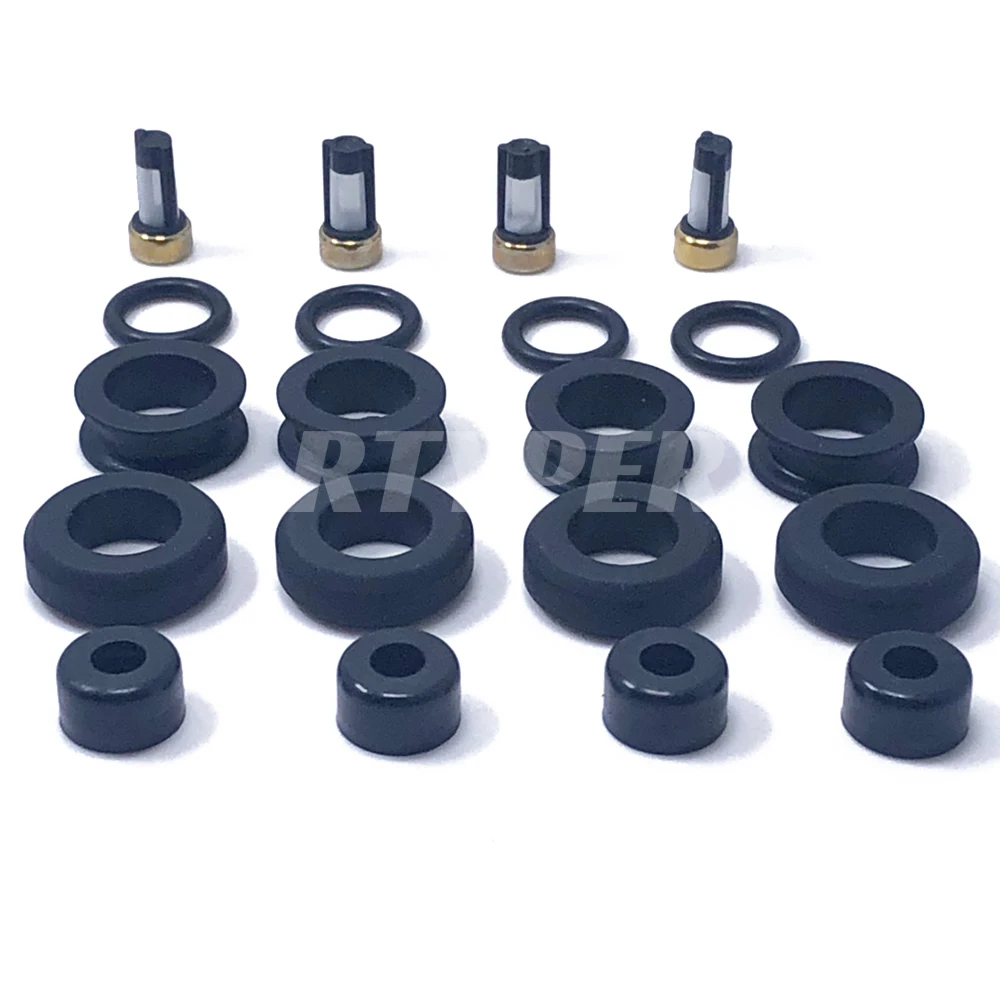 4/12/20 Denso Toyota 1-3MZFE /1ZZFE 3.0L 3.3L23250-20030 23209-20030, 23250-0A020 용 연료 인젝터 수리 키트 세트