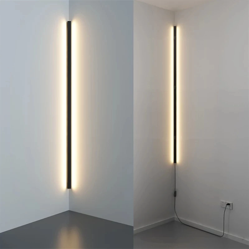 luminaria de parede longa led minimalista criativa moderna iluminacao para sala de estar lateral da cama aluminio 01