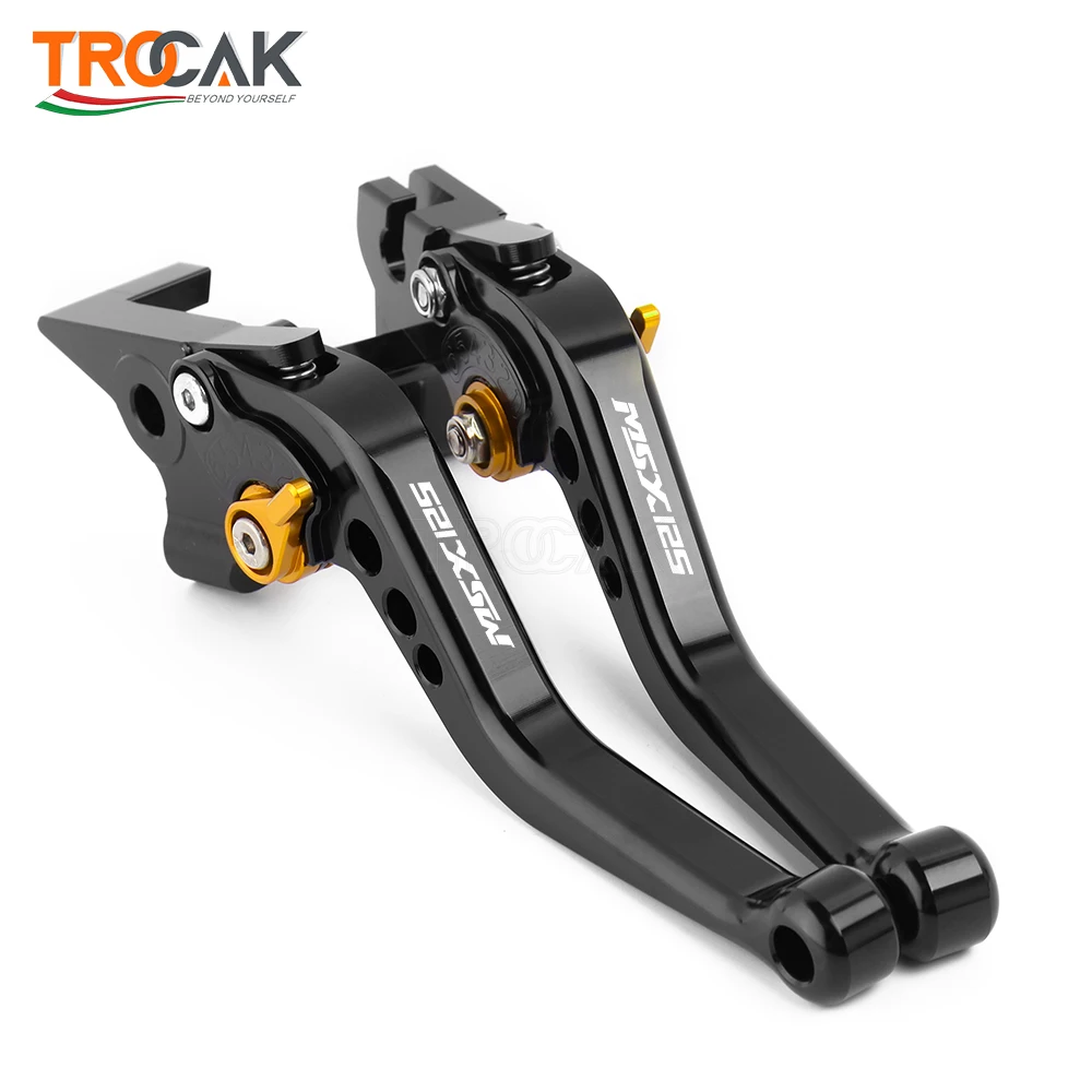 For Honda GROM MSX125 2014 2015 2016 2017 2018 2019 2020 2021 2022 Motorcycle Aluminum Short Adjustable Brake Clutch Levers