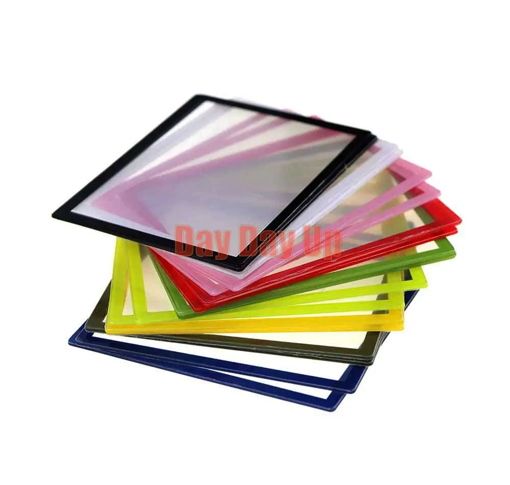 30 مجموعة من غطاء شاشة LCD العلوي الملون غطاء بلاستيكي بديل لـ DS Lite لوحدة التحكم في الألعاب NDSL عدسة بلاستيكية #3