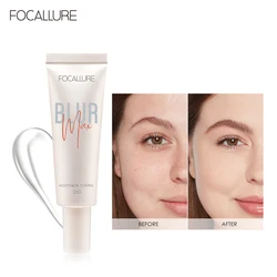 FOCALLURE Pore-Blurring Makeup Primer Refreshing Cream Texture Long Lasting For Skin Moisture Tone Up Face Primer