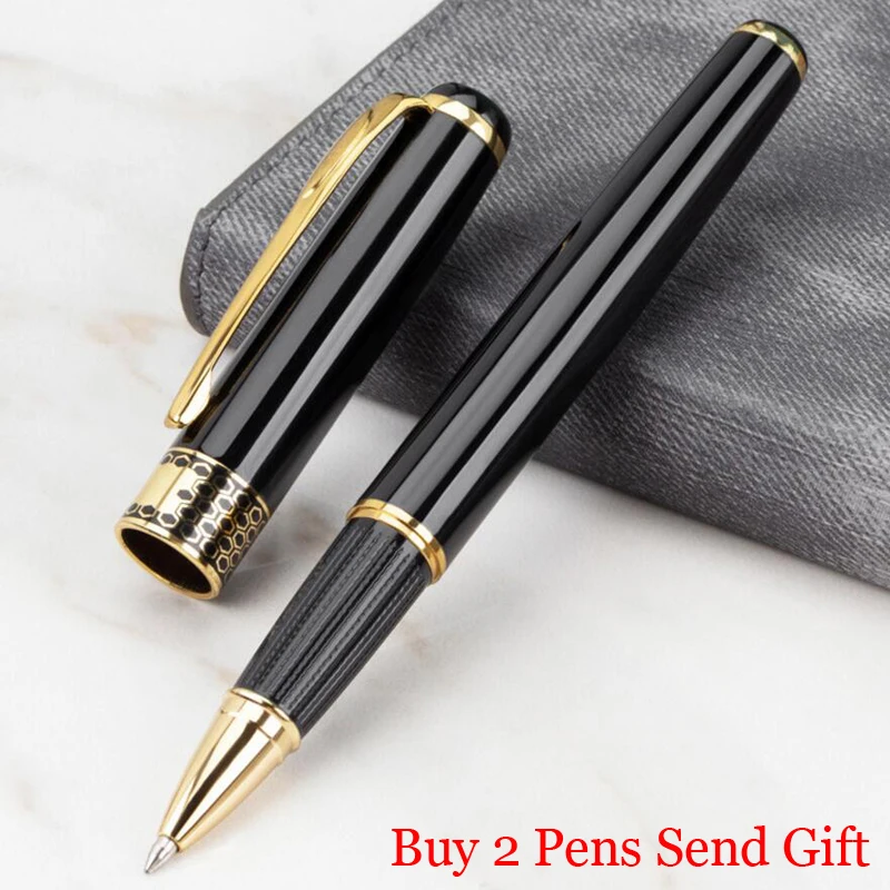 Hot Selling Classic Design Full Metal Office Business Men Roller Ballpoint Pen Gift Writing Pen Buy 2 Send Gift