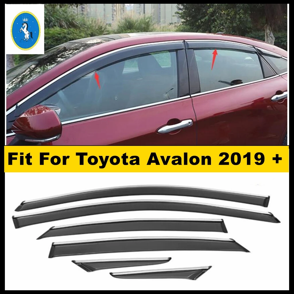 

Side Window Vent Visor Sun Rain Deflector Guard Awning Shelter Adhesive Fit For Toyota Avalon 2019 - 2022 Car Window Accessories