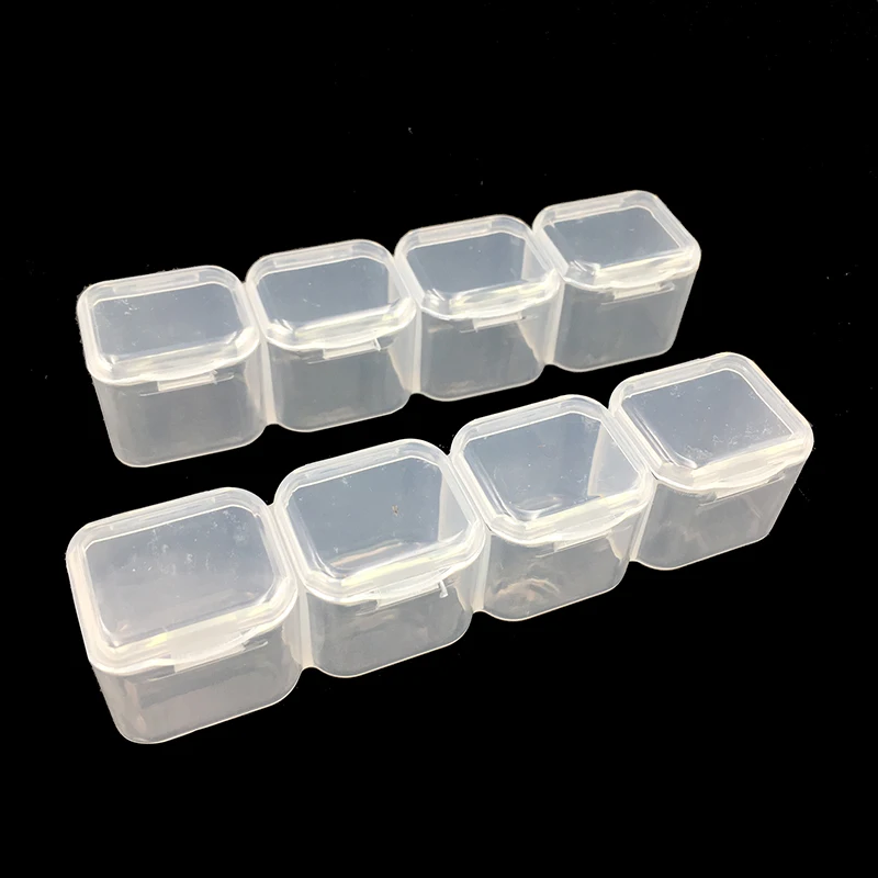 2Box 56 Grids 5D DIY Diamond Painting Drill Jewelry Box Rhinestone Embroidery Crystal Bead Organizer Storage Case Container Boxe