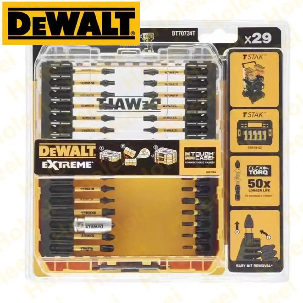 

29PCS Drill bits set For DEWALT DT70734T Impact bit screw plum square hexagon head Power Tool Accessories Electric tools part