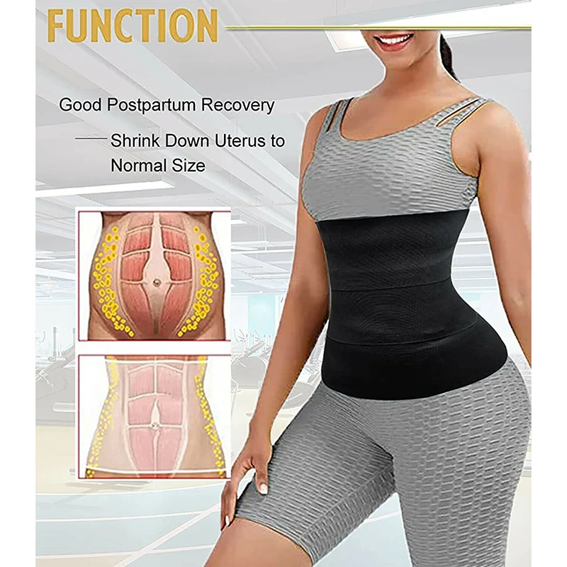 3-6Meters Bandage Wrap Sweat Sauna Waist Trainer Belt Body Shaper Trimmer Snatch Me Up Fat Burner Workout Cincher Tighten Sheath