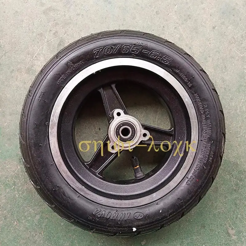 Scooter Tire 70/65-6.5 Tubeless with Wheel hub 10*3.00-6.5 Vacuum Tyre for Xiaomi Mini Pro Hoverboard DIY Upgrade Accessorries