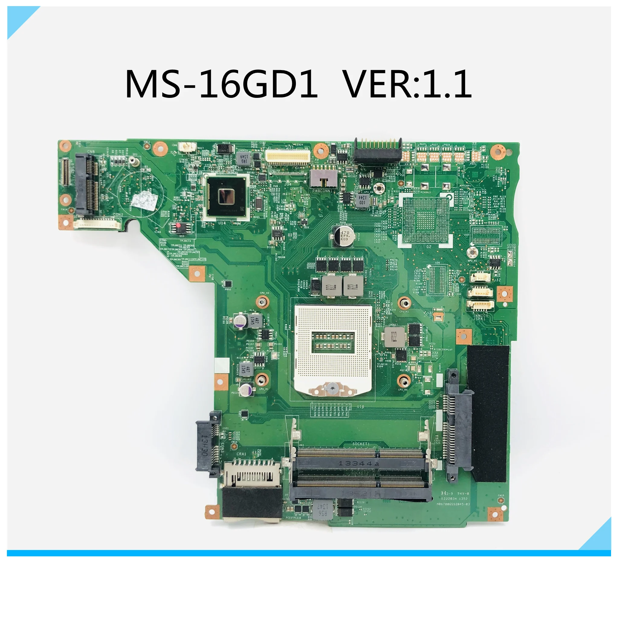 

MS-16GD VER 1,1 материнская плата для MSI GE60 CR60 GP60 CX61 CR61 2M MS-16GD1 Материнская плата ноутбука UMA HD4600 HM86 DDR3 100% ТЕСТ ОК