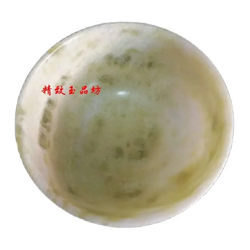 China Handmade Jade Carving 100%Natural Jade Bowls, Available Rice Bowl