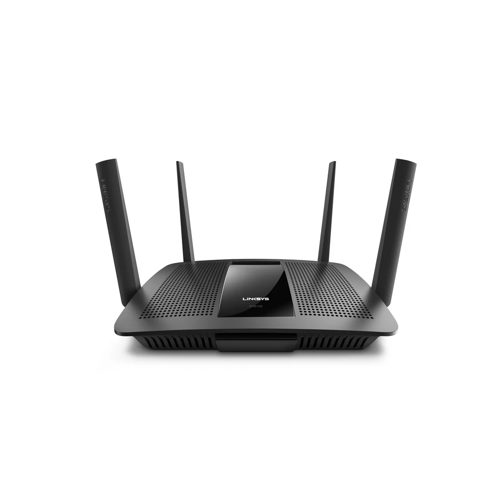 LINKSYS EA8100 v2 AC2600 Max-Stream MU-MIMO Gigabit Smart Wi-Fi 5 Router, dwuzakresowy do 2,6 Gb/s prędkości Wi-Fi, 15+ urządzeń