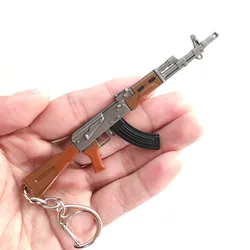 Chicken around AKM AK-47 gun keychain pendant pendant ornaments