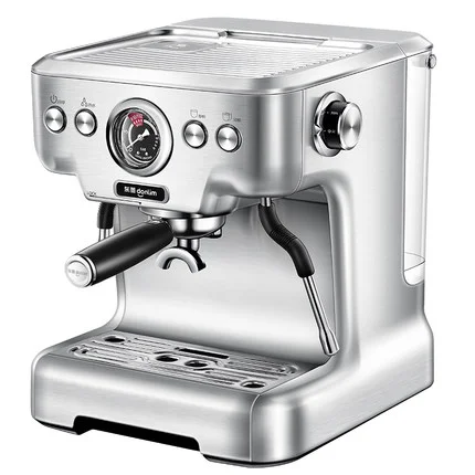 Dongling DL-KF5700 espresso coffee machine home commercial Italian steam cafe maker milk foam household stainless steel 20bar