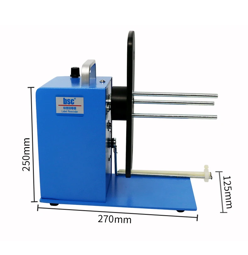 BSC-X6 Multi-purpose Automatic Rewinder Tag Around The Feeder Winder Rewinder Label Receiving Paper Machine 220V
