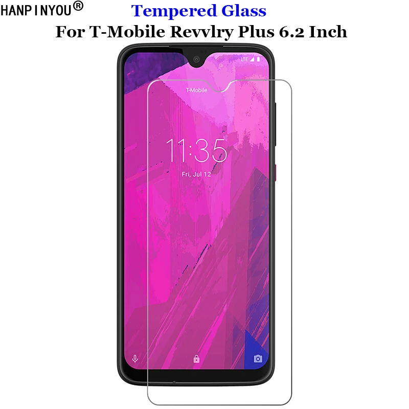 For T-Mobile Revvlry Plus Tempered Glass 9H 2.5D Premium Screen Protector Film For T-Mobile Revvlry Plus 6.2