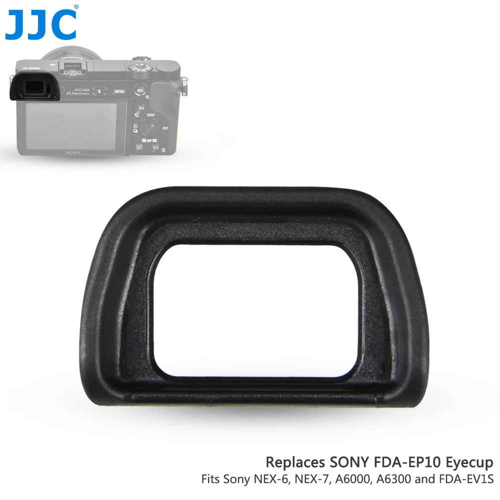 JJC-ocular suave para SONY A6300, A6100, A6000, NEX-6, NEX-7, sustituye a FDA-EP10, dslr, FDA-EV1S, visor electrónico