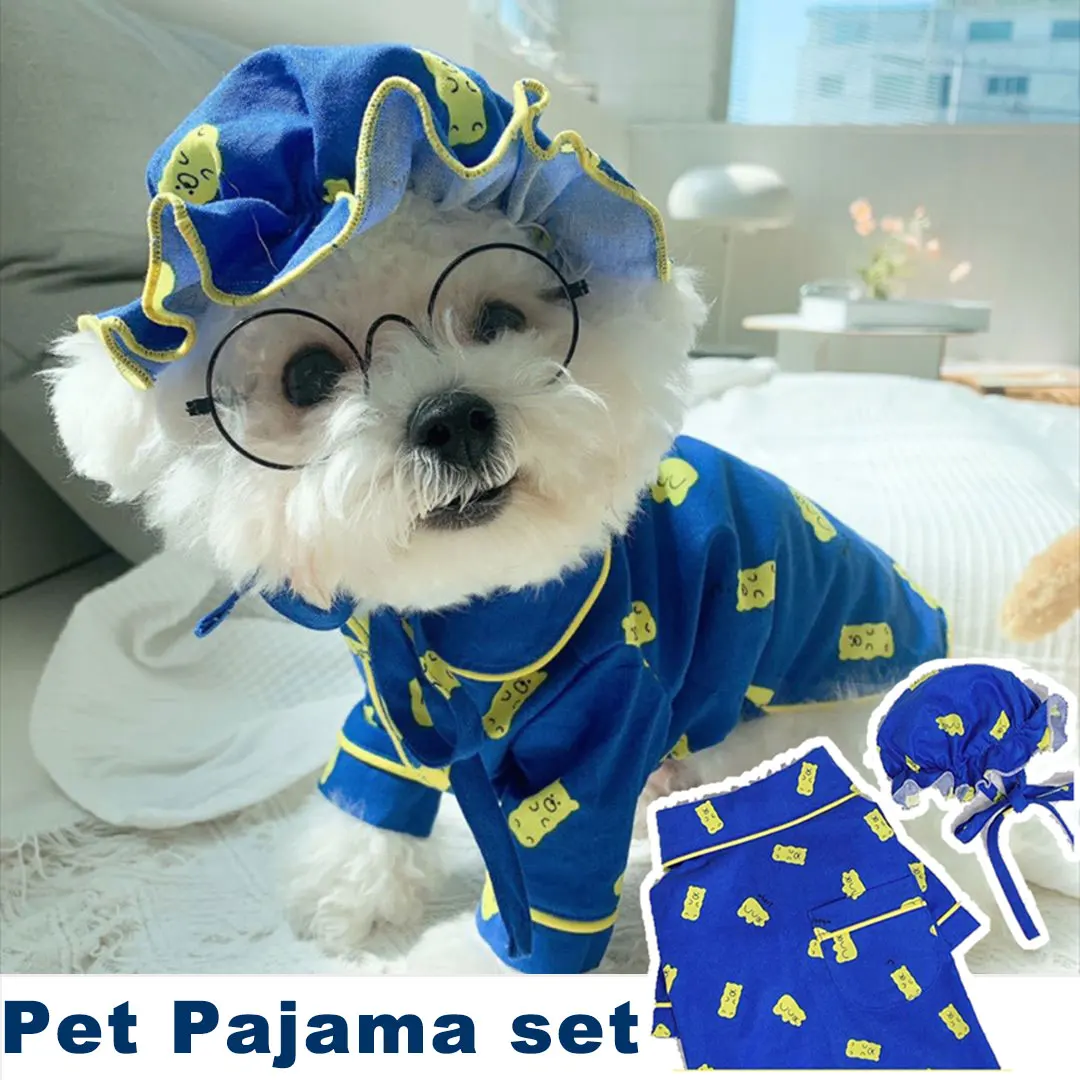 Soft Cotton Pet Clothing Costume for Small Dogs Comfortable Cute Dog Pajamas Puppy Hoodie fashion spring dog stuff dropshipping