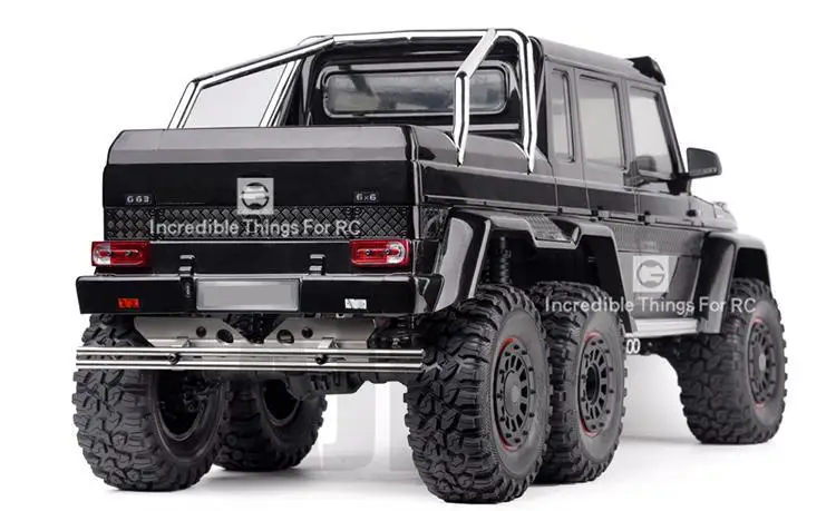 For Trax Trx-4 G500 82096-4 88096-4 Trx-6 6x6 G63 AJRC Metal Rear Bumper Chassis Protection Armor