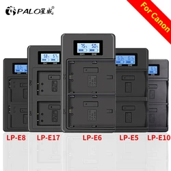 Canon LP-E5 LP-E6 LP-E8 LP-E10 LP-E12 LP-E17 LP E5 E6 E8 E10 E12 E17 akumulator USB podwójna inteligentna ładowarka produktu firmy Canon Digital ładowarka do kamery