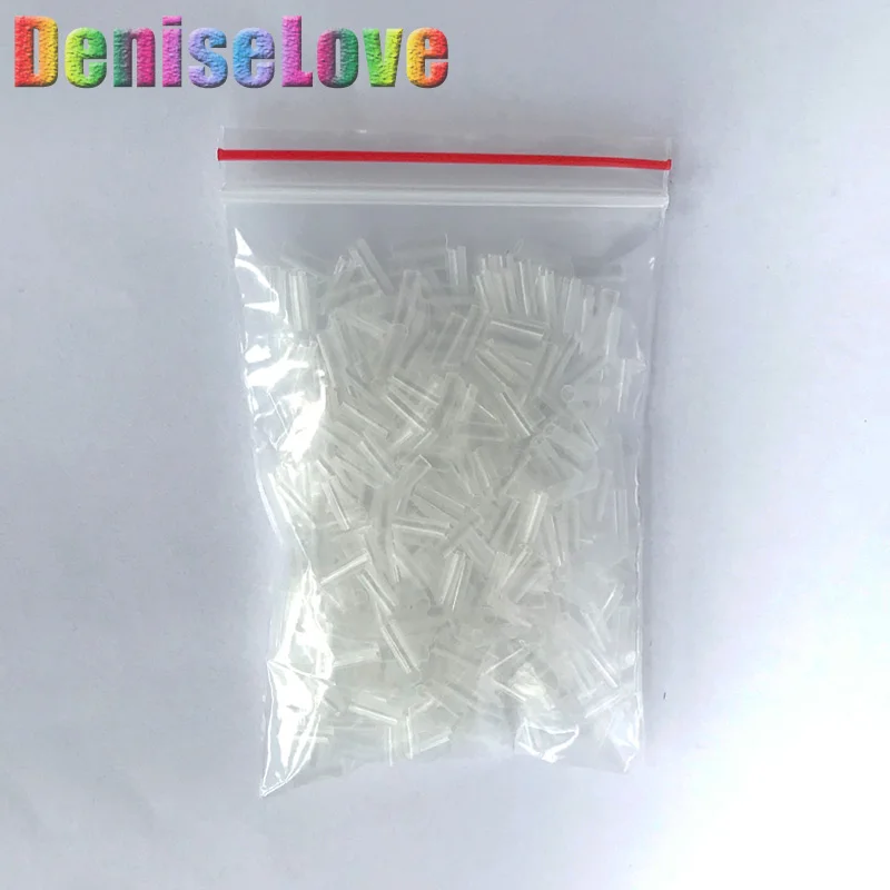 Heat Shrink Tubes Without adhesive 500pc 2.5*10 mm Hair Accessories tools shrinkies tube for human hair extension machine