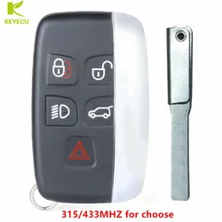 KEYECU Smart Remote Key fob 5Button 315/433MHZ for Land Rover Discovery 4 Sport Evoque Vogue For Range Rover for Jaguar XJ Xe XF