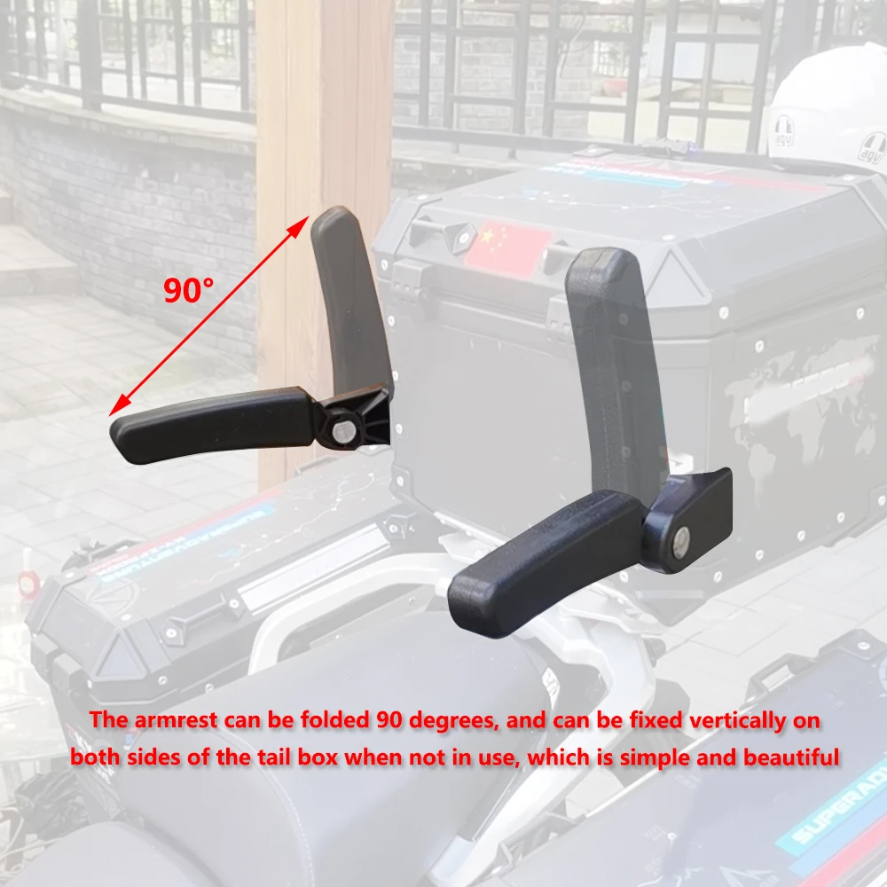 Fit For Benelli TRK 502 TRK502X TRK251 Motorcycle Rear Box Passenger Armrest + Topcase Set Backrest Cushion