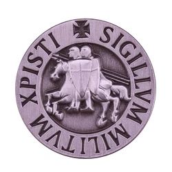 Knights Templar seal Crusades Solomon's Temple lapel pin Masonic collection