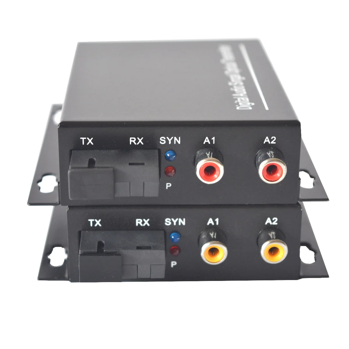 2-ports-audio-to-fiber-extender-audio-rca-over-fiber-optic-sc-sm-20km-for-broadcasting-system-audio-intercom-1-tx-1-rx