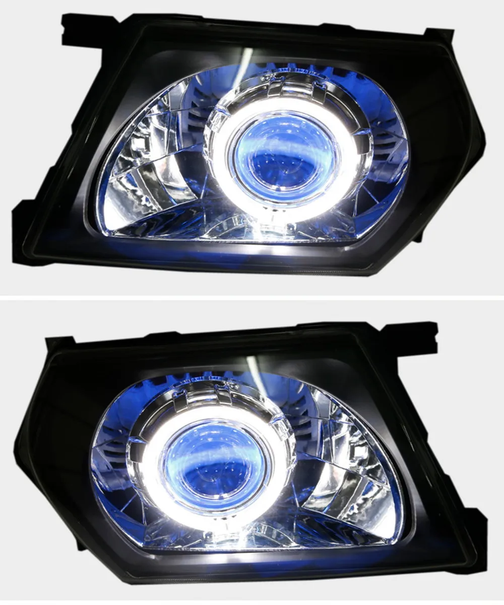 

LED Headlight for Nissan Patrol Y60 Y61 Angel Eyes DRL Daytime Running Lights Turn Signal Car Accessories