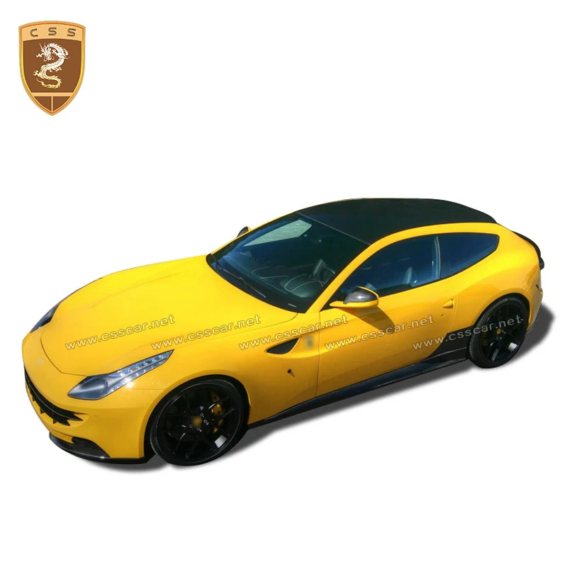 Newest Fashion Ferrari FF Body kit real carbon fiber front rear bumper lips side skirts Upgrade N Ross style auto body parts