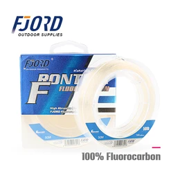 FJORD 100% Fluorocarbon Japan Fishing Line Length 50m-80m Strength 20LB-50LB Fishing Accessories Fishing Wire