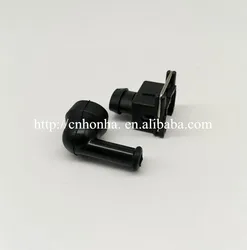 2 Pin Jetronic/Minitimer EV1 fuel Injector Auto Connector with 90 degree rubber boot
