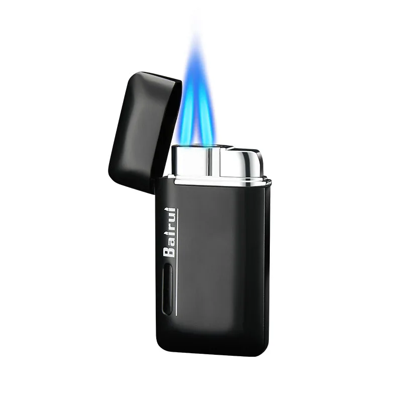 Cigarette Lighters Refillable Butane Gas Without Gas Gadgets for Men Metal Windproof Jet Lighter Gas Lighters