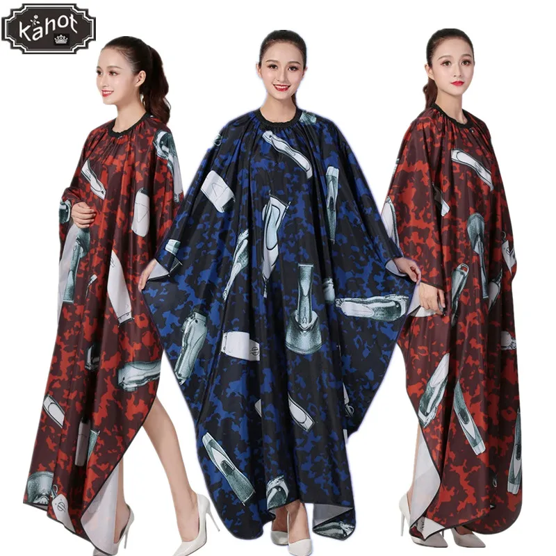 

Salon Professional Hair Styling Cape Adult Upscale Retro Fashion Print Waterproof Hairdresser Barber hair cutting cape apron