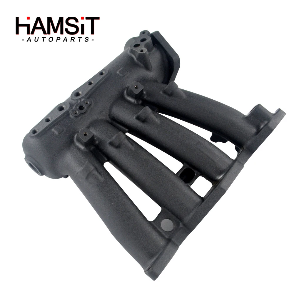 Hamsit Aluminum Intake manifold Black Silver Car modified For 92-95 Honda Civic EX D16Z6 and D15B7 SOHC