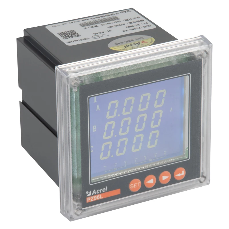 Acrel PZ96L-E4 PZ96L-E3  three phase digital power meter with RS485 modbus