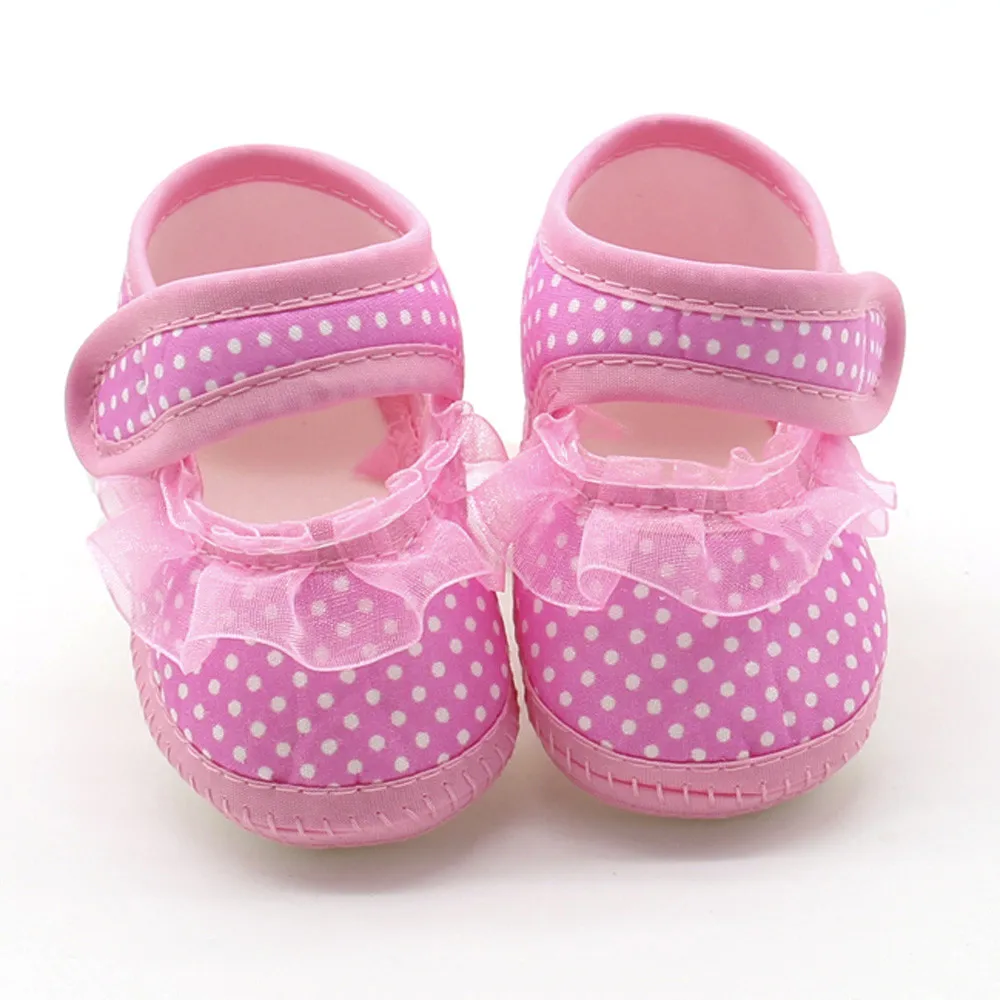 

Baby shoes baby girl soft shoes soft comfortable bottom non-slip fashion Lace shoes crib shoes 2020 Casual Flats Shoes 1231