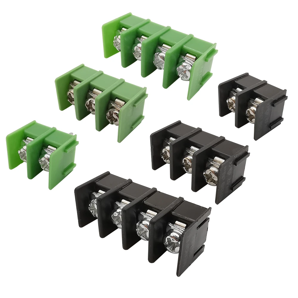 10Pcs/lot KF7.62-2P 3P 4P Terminals Straight Needle 7.62mm Pitch 2 Pin 3 Pin 4 Pin PCB Screw Terminal Block Connector