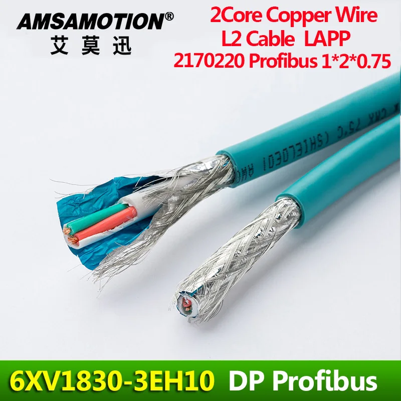 DP Profibus untuk Siemens 6XV1830-0EH10 3EH10 6XV1840-2AH10 Kabel Pemrograman Memperpanjang Cooper Core Murni 5M 10M