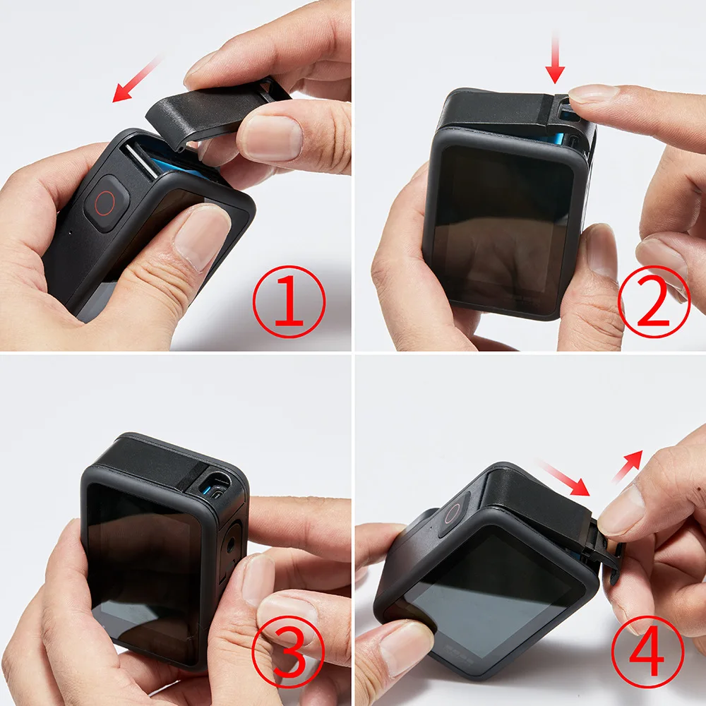 Replacement Rechargeable Side Charging Cover Battery Door Cover For GoPro Hero 11 10 9 Black Removable Action Camera Accessories