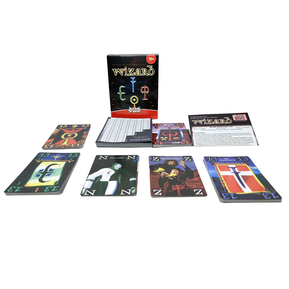 Wizard Cardgame Party Entertainment Card GamesBoard Game full German Version Amigo 6900
