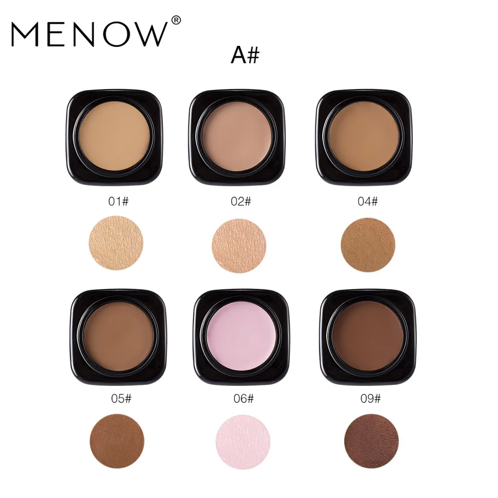 MENOW C16001B Multicolor Concealer Isolation Dark Eye Socket To Brighten The Skin Color Concealer Six Colors Makeup Cosmetic