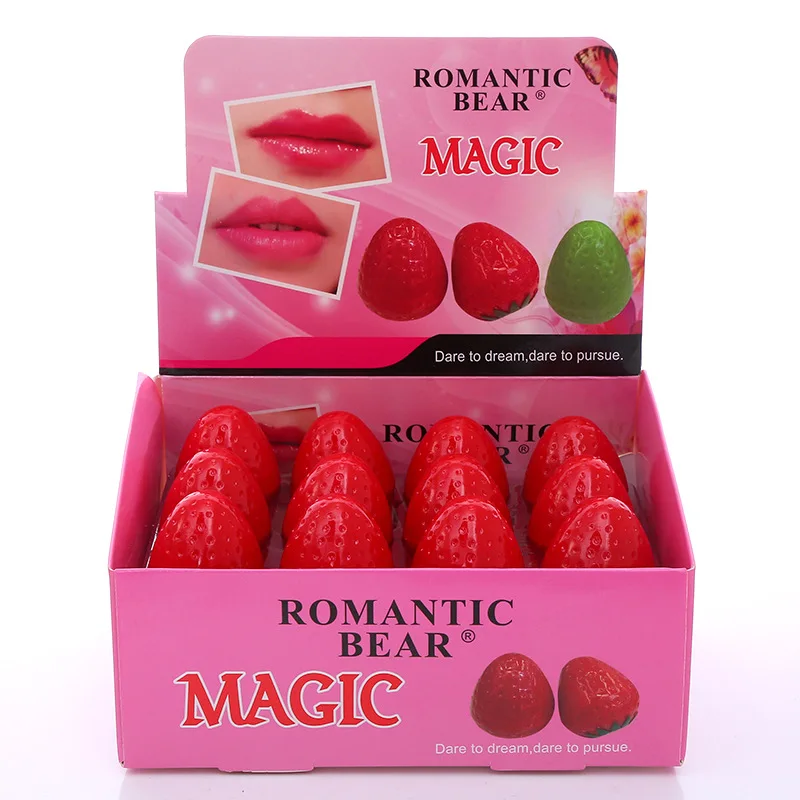 

Temperature Changed Color Lip Balm Moisture Long Lasting Nourish Reduce Lip Fine Lines Lips Care Makeup Beauty 24pcs/lot