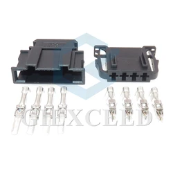 2 Sets 4 Pin 4D0972704 191972714 Car Door Horn Socket AC Assembly Auto Brake Light Switch Connector 4D0 972 704 For VW Audi