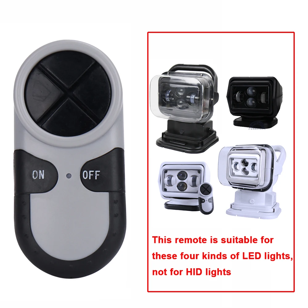 Remote controller for our car\'s ship\'s 45w to 60w led search light 1 pcs not include battery you can buy batteries in your local